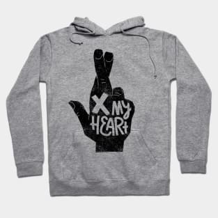 Cross Heart Cross Fingers Hoodie